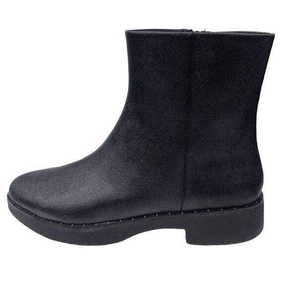 New Fitflop Women's Mari Safferano Ankle Boots Black 8 Slip Resistant - Picture 1 of 8